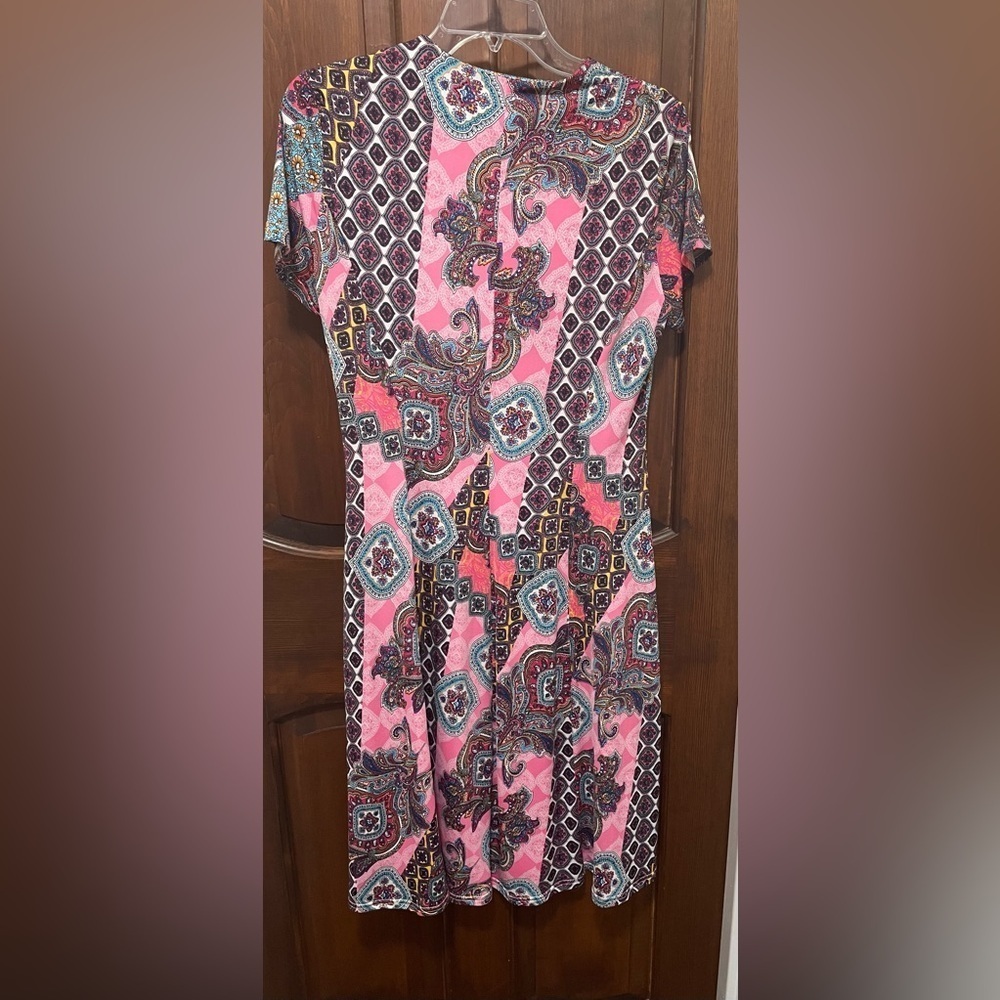 Romeo pour Juliette.Paris  women’s Multicolor Patterned Dress short sleeve S 46 - Picture 2 of 7